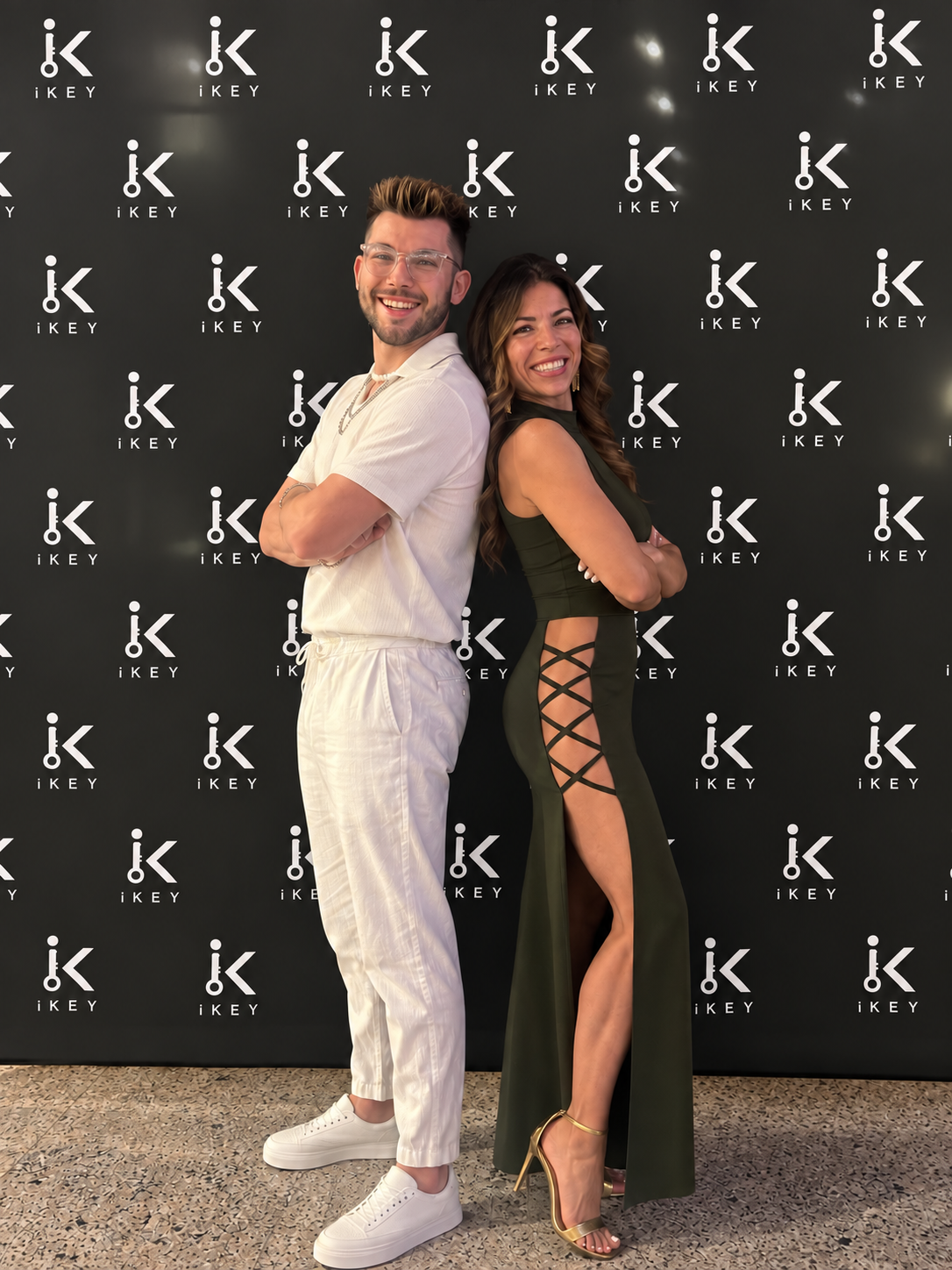 Felecia Stivers and Ethan Schaffino — founders of iKEY